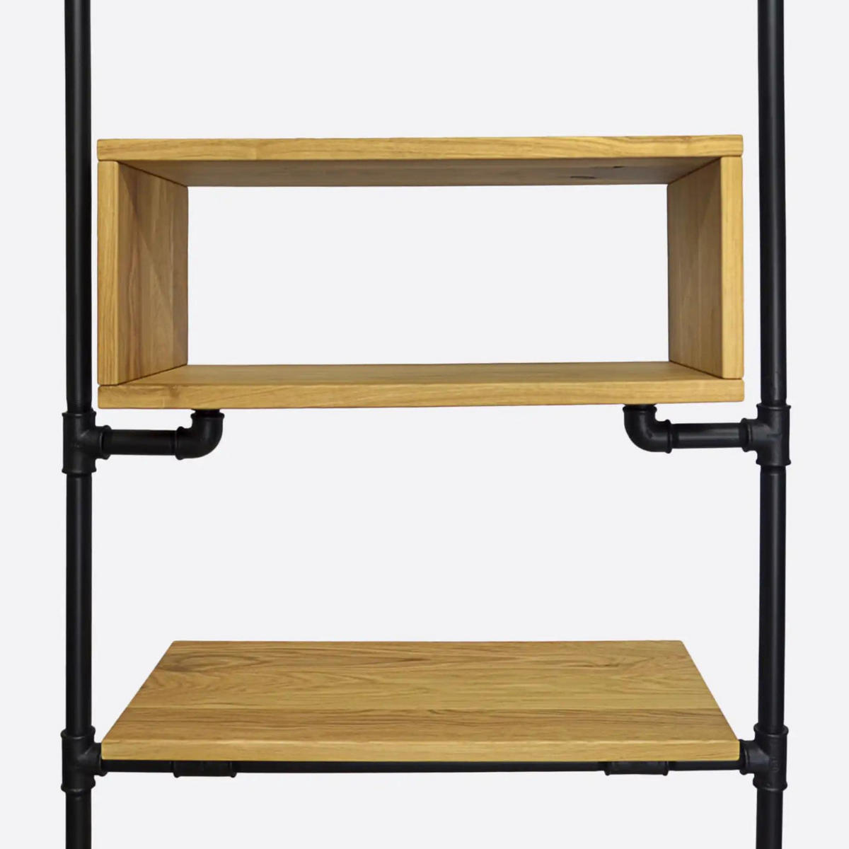 BÜCHERREGAL aus Massivholz fürs Arbeitszimmer DENAR - Eichefarben, Holz (100/185/35cm) - Rawood Furniture