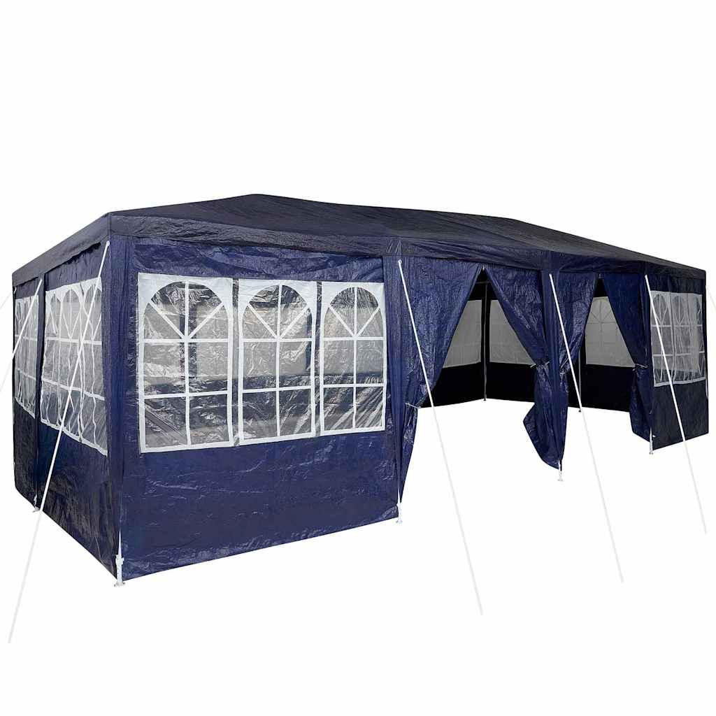 PARTY-ZELT Blau 800/400/266 Cm Polyethylen - Blau, Kunststoff (400/266/800cm) - vidaXL