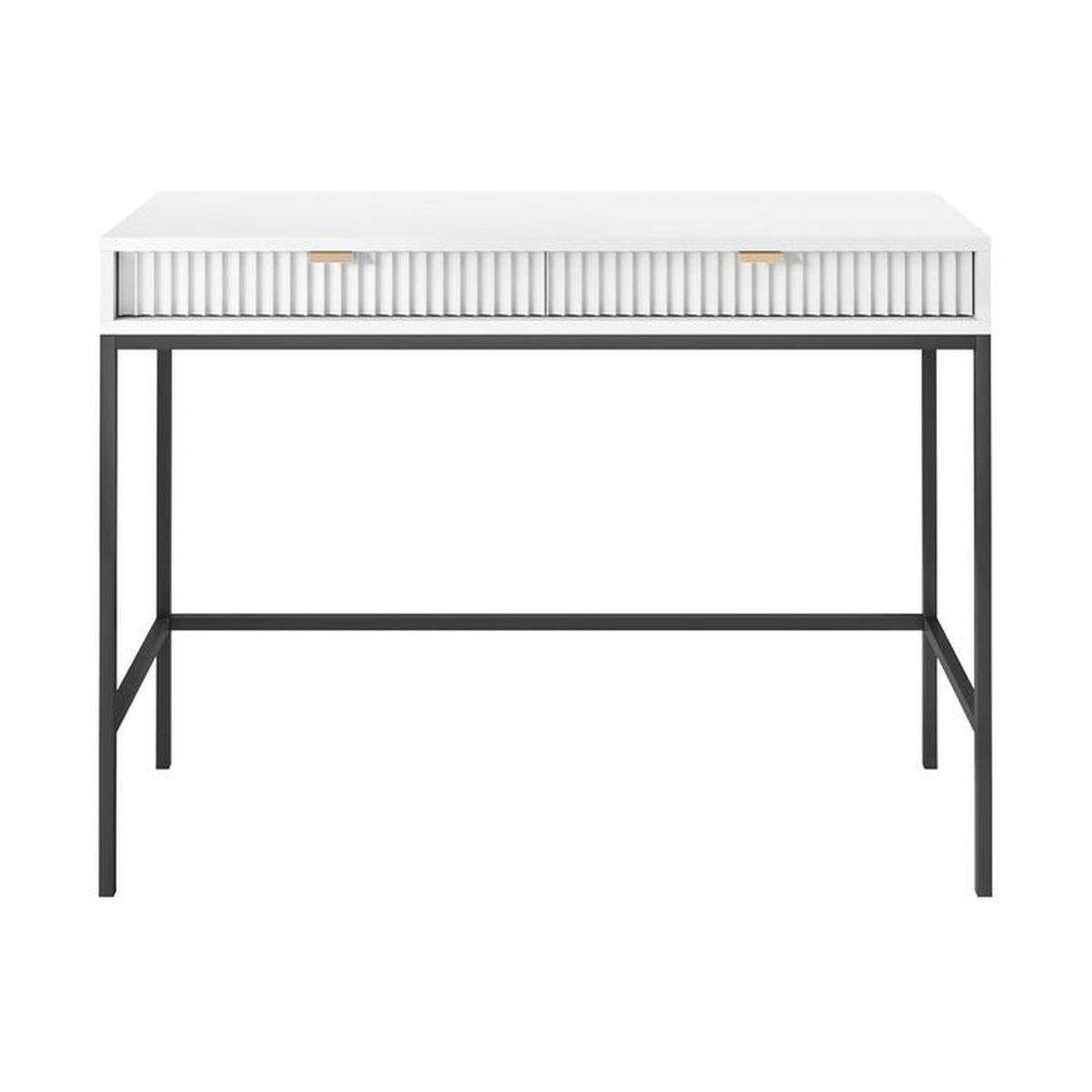 SCHMINKTISCH – T104 – 104 cm – NOVA – Weiß - Weiß, Holzwerkstoff (50/104/78cm) - hi-markt
