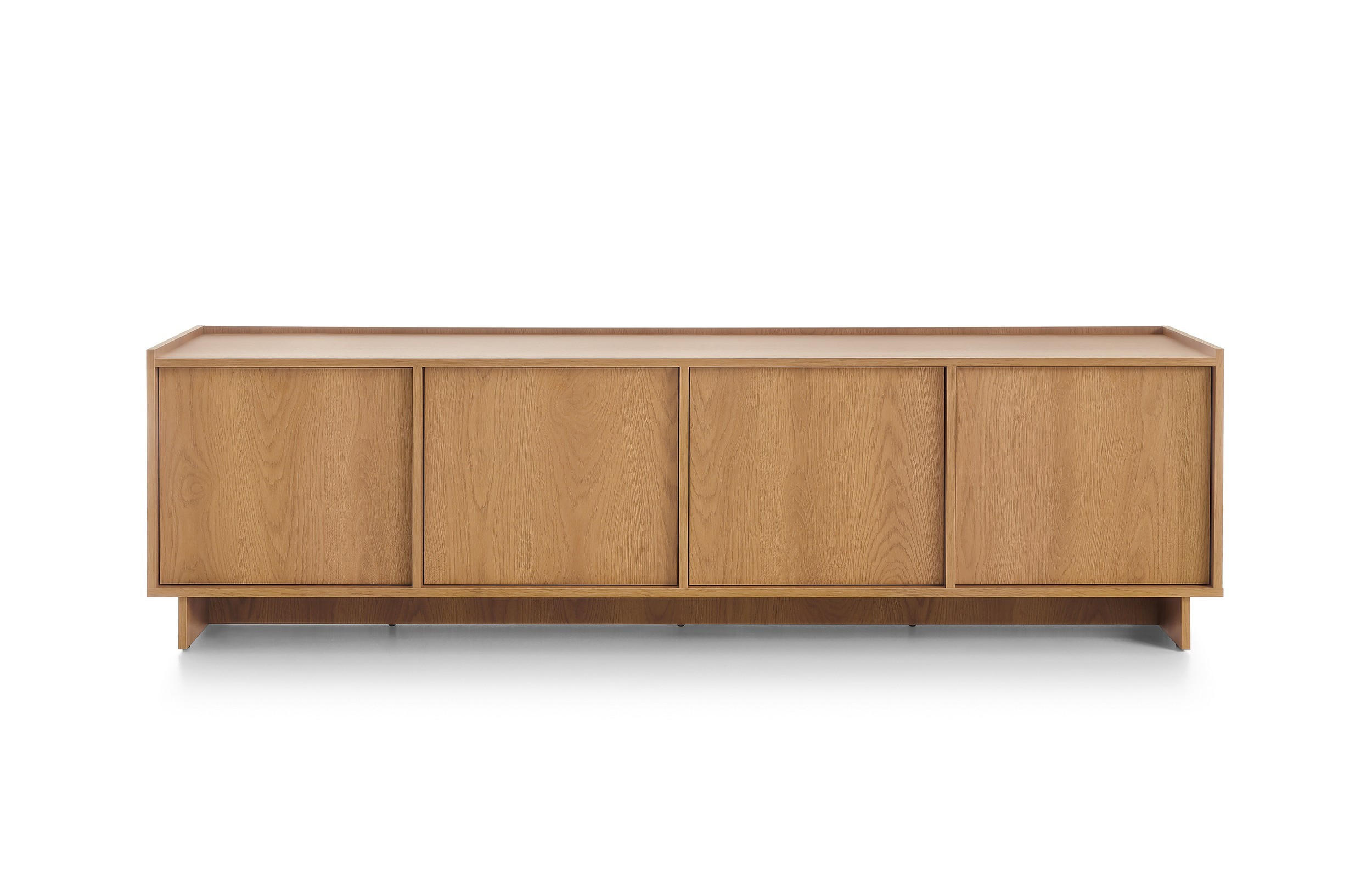 LOWBOARD ZENITH 195/55/39 cm, Braun - Braun, Holzwerkstoff (195/55/39cm) - MASSENO