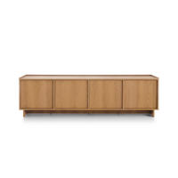 LOWBOARD ZENITH 195/55/39 cm, Braun - Braun, Holzwerkstoff (195/55/39cm) - MASSENO