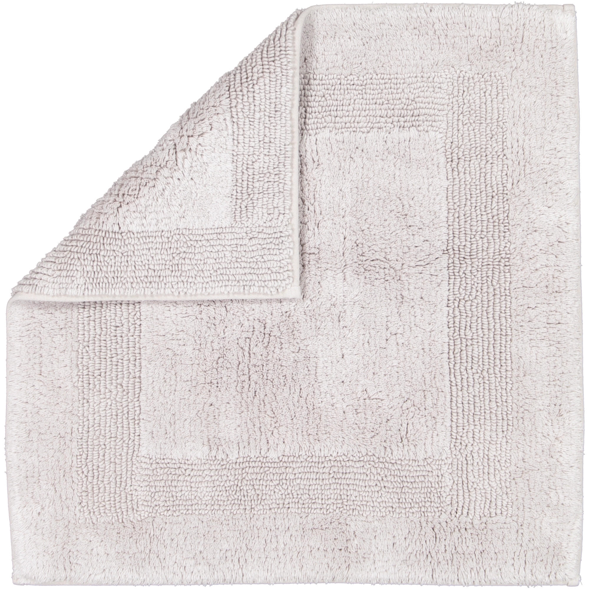 BADTEPPICHE LUXUS BADTEPPICH 1000 SILBER - 775 - Grau, Textil (60/60cm) - Cawö