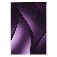 TEPPICH Kurzflor Ombre-Verlauf Polypropylen Wohnzimmer Violett Rechteckig 240x340 - Lila, Textil (240/340cm) - KADIMA DESIGN