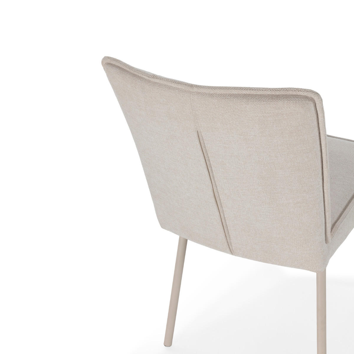 ESSZIMMERSTÜHLE STOFF 2er set 60/50,5/60 cm - Creme, Textil (60/50.5/53.5cm) - Calicosy