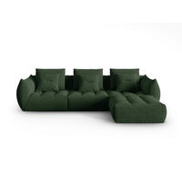 SOFA modular Bloom aus strukturiertem Stoff moosgrün 2 Sitzplätze - Salbeigrün, Textil (216/332cm) - Micadoni