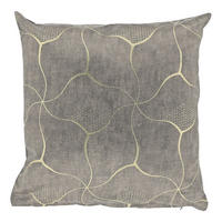 DEKOKISSEN Celina Grau 45/45/8 cm - Grau, Textil (45/45cm) - Unique Living