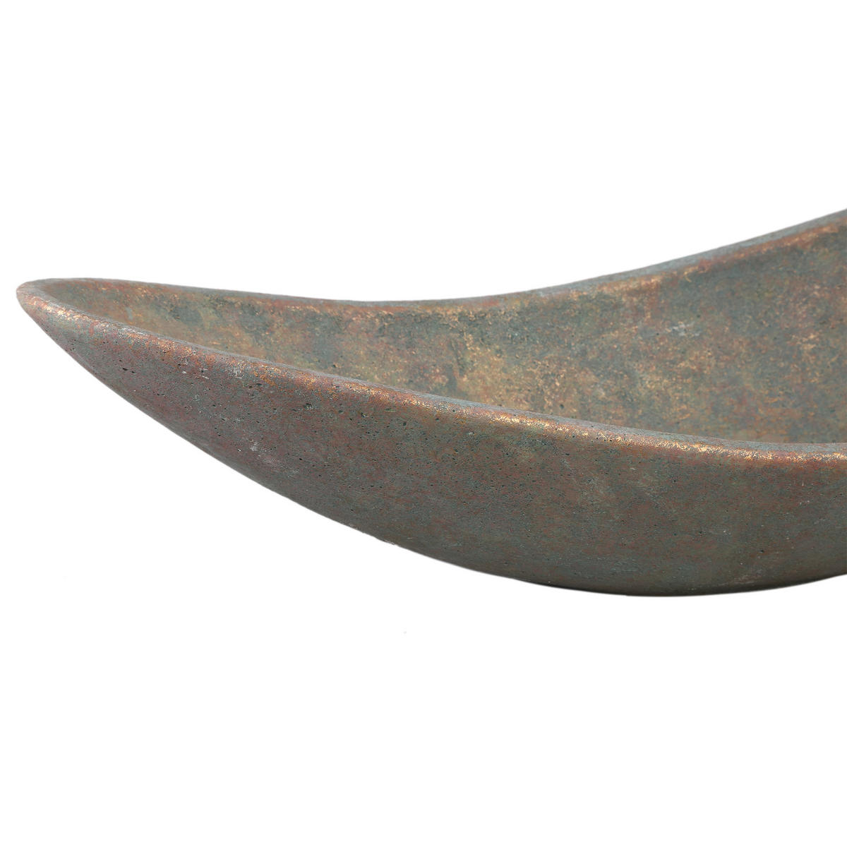 SCHALE Dawer Grau 60/23/16cm - Grau, Stein (16cm) - PTMD Collection