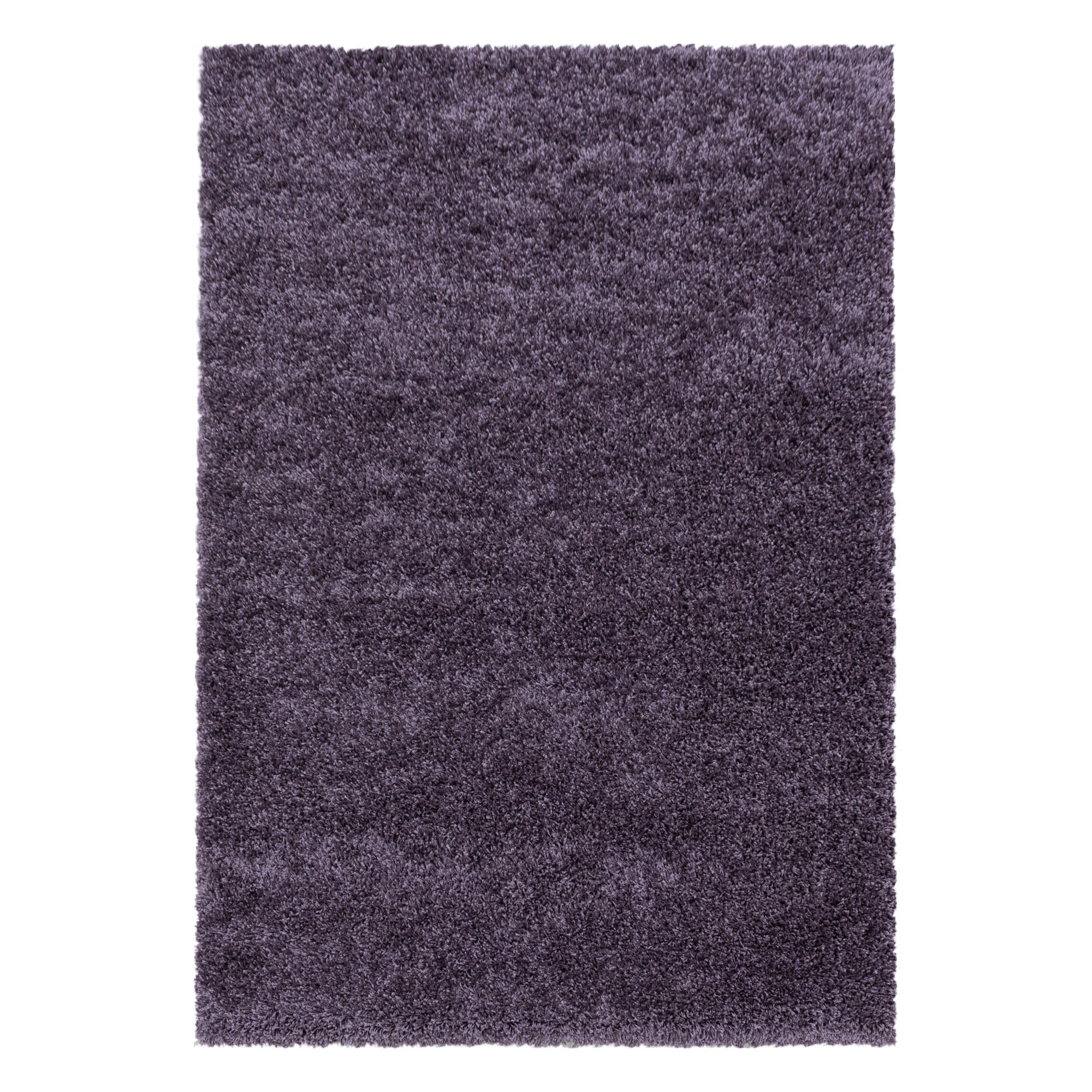 TEPPICH Hochflor Shaggy Uni-Look Polypropylen Wohnzimmer Violett Rechteckig 300x400 - Lila, Textil (300/400cm) - KADIMA DESIGN