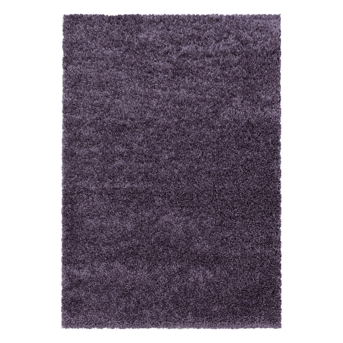 TEPPICH Hochflor Shaggy Uni-Look Polypropylen Wohnzimmer Violett Rechteckig 300x400 - Lila, Textil (300/400cm) - KADIMA DESIGN