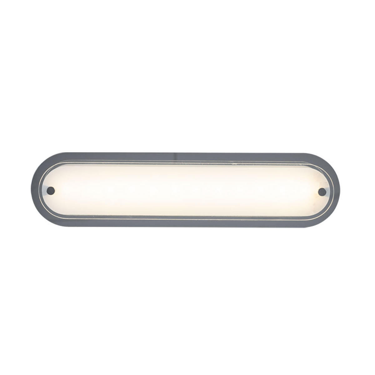 LED WANDLEUCHTE Chrom Opal - Silberfarben, Glas (8/6/33cm) - Globo Lighting