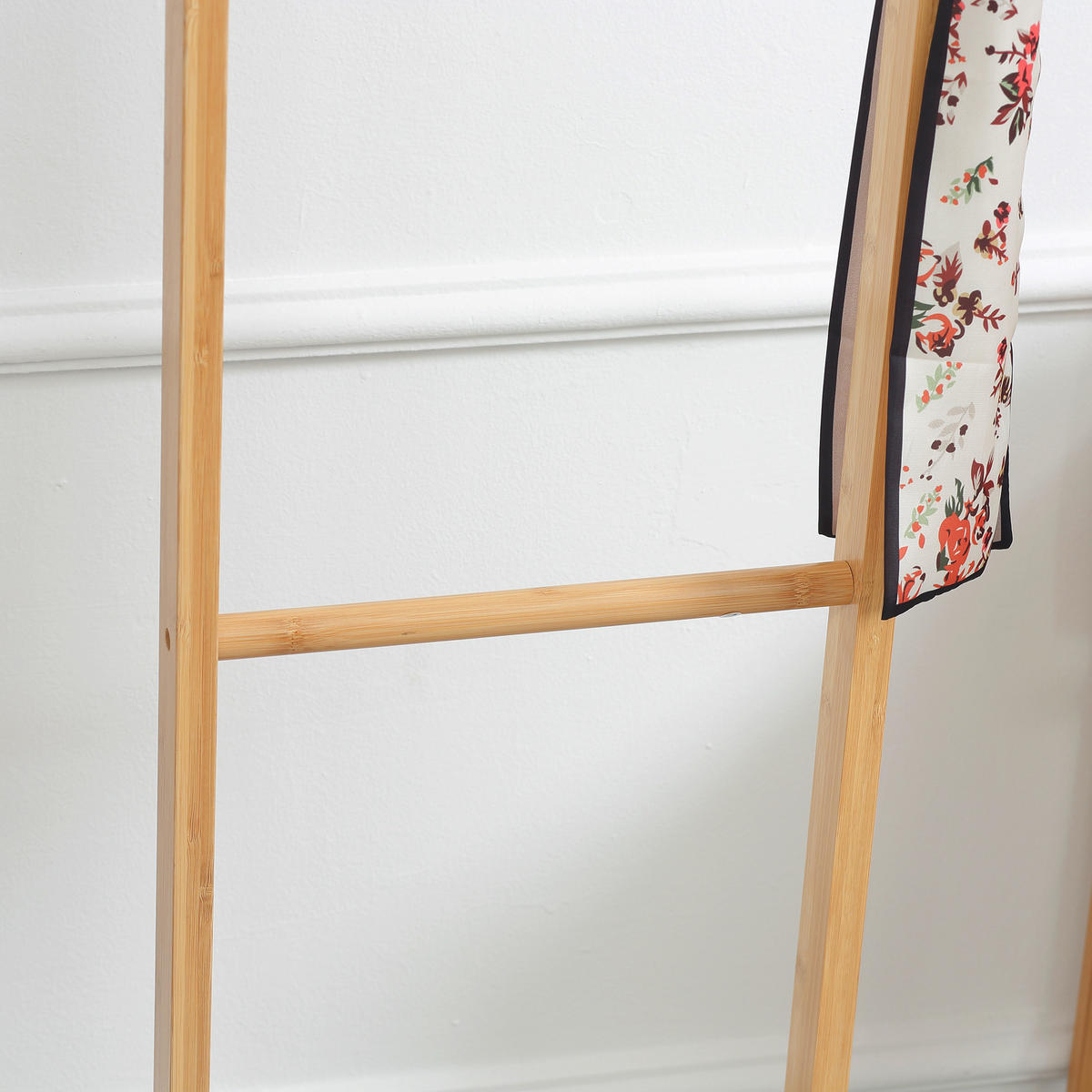 GARDEROBENSTÄNDER DE-17212 3 Kleiderstangen & 2 Haken Natur - Naturfarben, Naturmaterialien (24/168/36cm) - ComfortXL