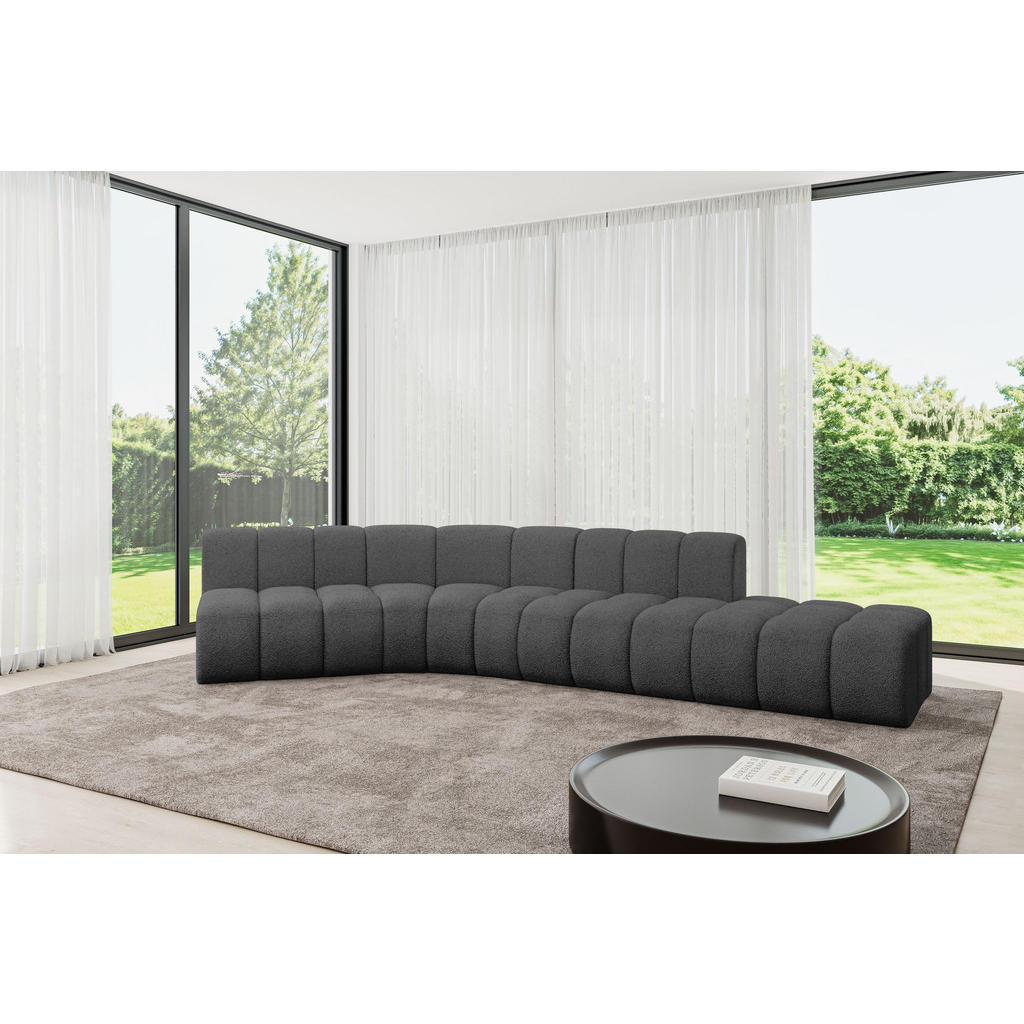 Thumbnail - Altdecor Ecksofa, Grau, Textil, 5-Sitzer, L-Form, 380x174 cm, Wohnzimmer, Sofas & Couches, Wohnlandschaften, Ecksofas