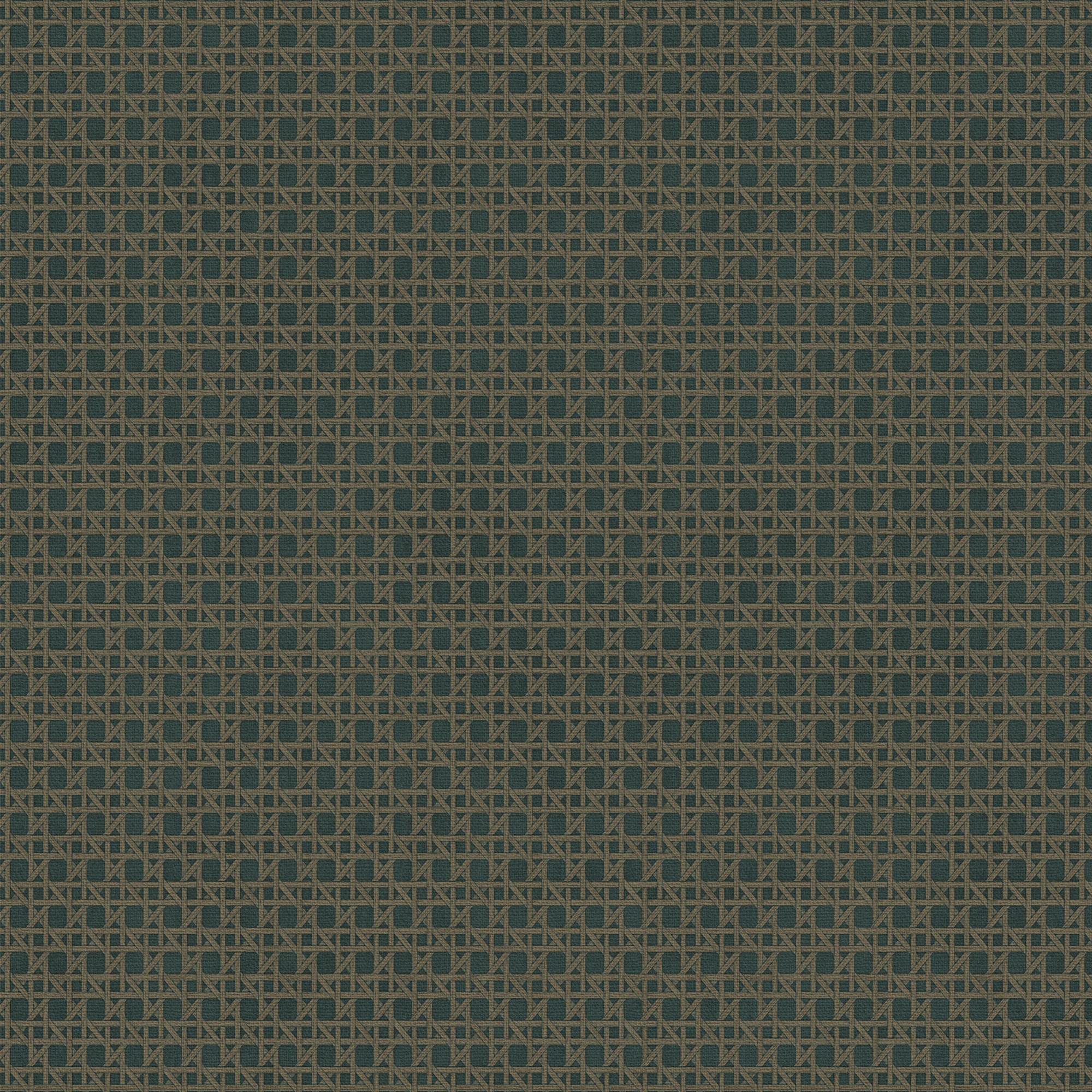 VLIESTAPETE - Rattan Blau Grün - Blau, Papier/Kunststoff (53/1000cm) - Sublime