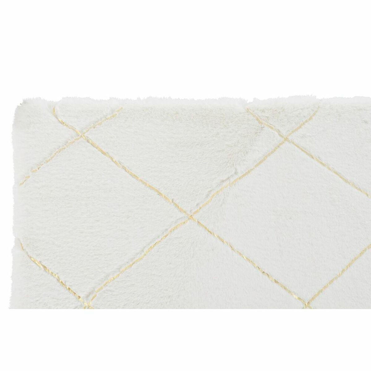 TEPPICH Weiß Moderne (120 x 180 x 2,2 cm) - Weiß, Kunststoff (120/180cm) - DKD Home Decor