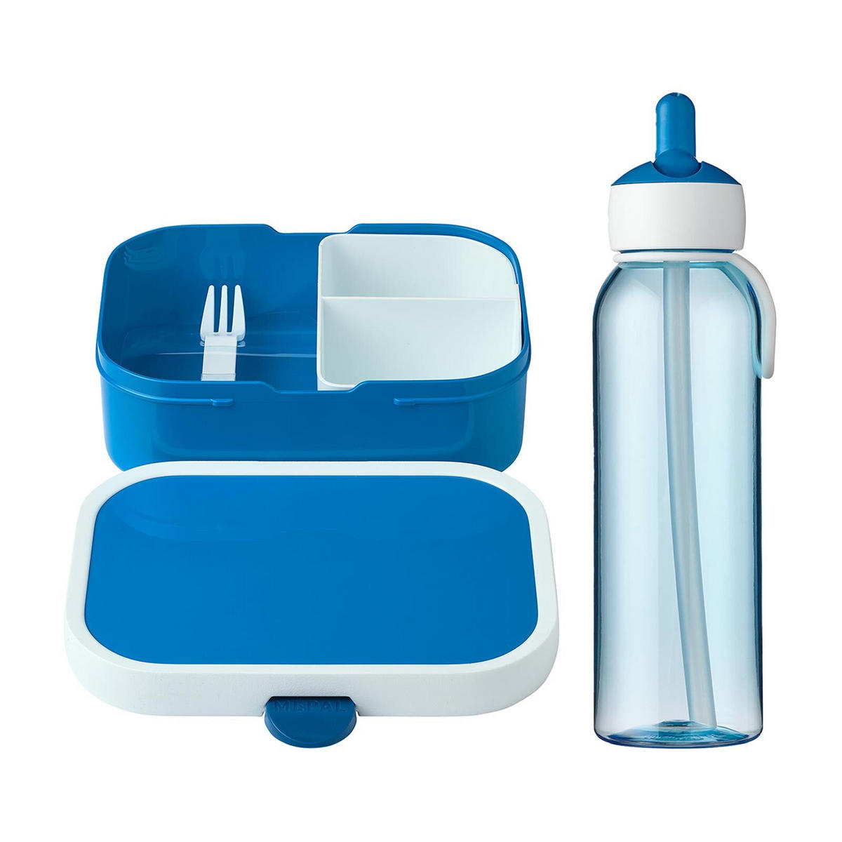 LUNCHSET Campus blau 2er Set - Blau, Kunststoff (1/1/1cm) - Mepal