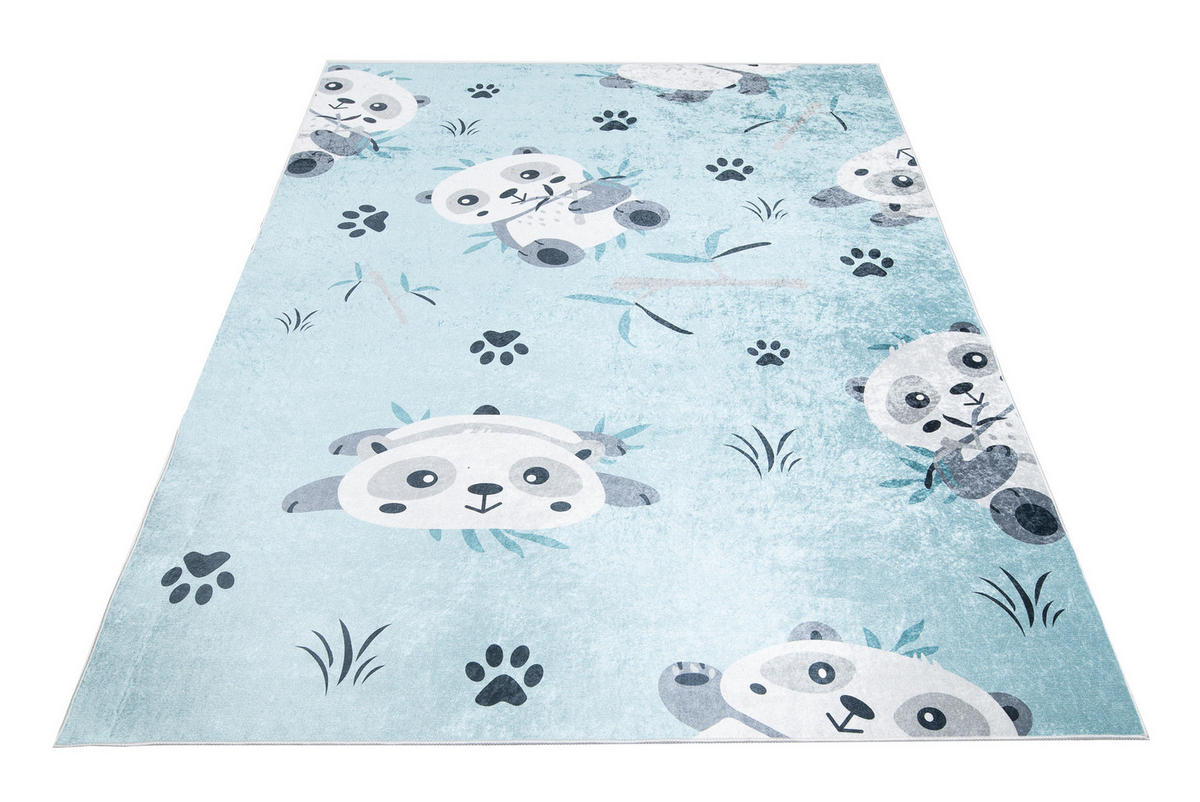 TEPPICH EMMA Blau 140/200 cm - Blau, Kunststoff (140/200cm) - Tapiso