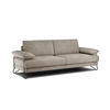 SOFA LORI 3-Sitzer, taupe - Taupe/Schwarz, Holzwerkstoff/Textil (245/87/96cm) - Courtois Laville