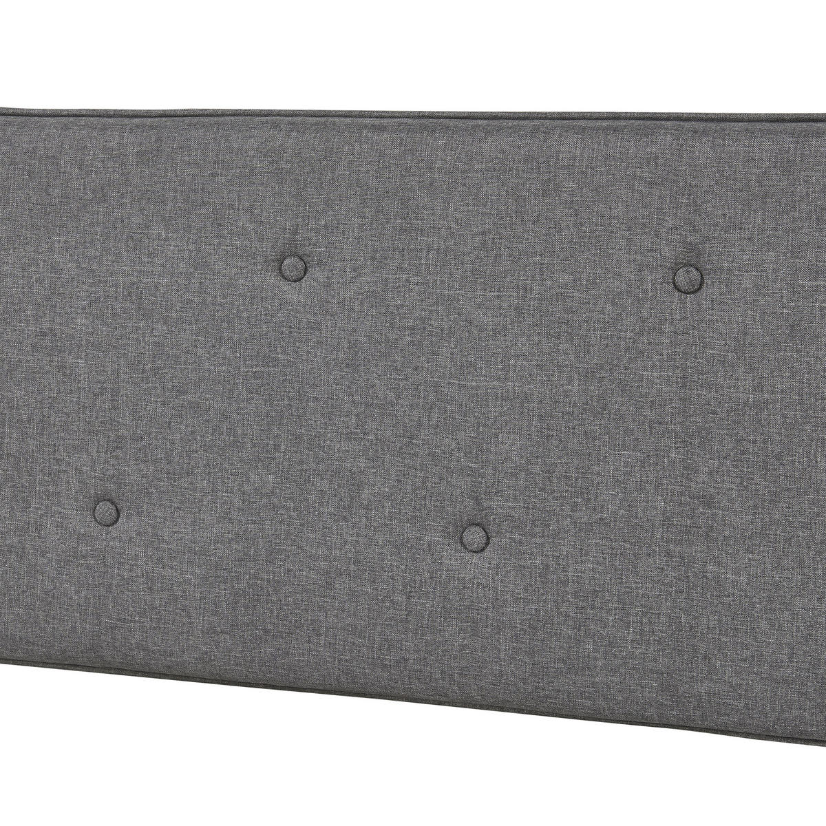 ČELO POSTELE Tokke - šedá, kompozitní dřevo/textil (160/4/52cm) - [en.casa]