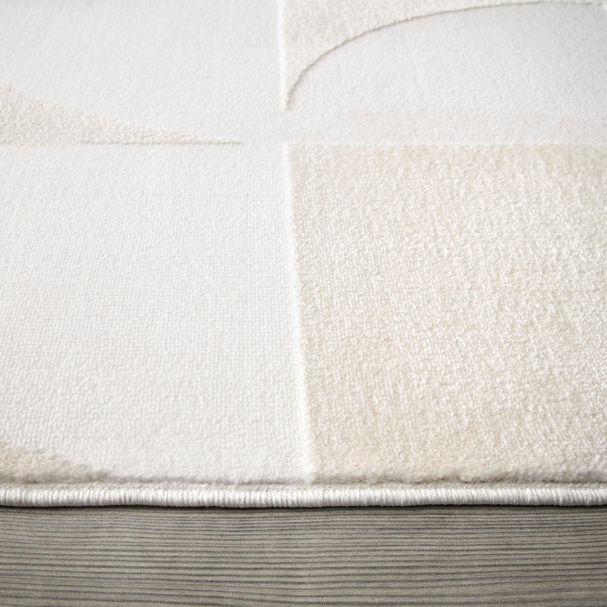 KURZFLORTEPPICH 160/220 cm Luzern 656 - Creme, Textil (160/220cm) - Paco Home