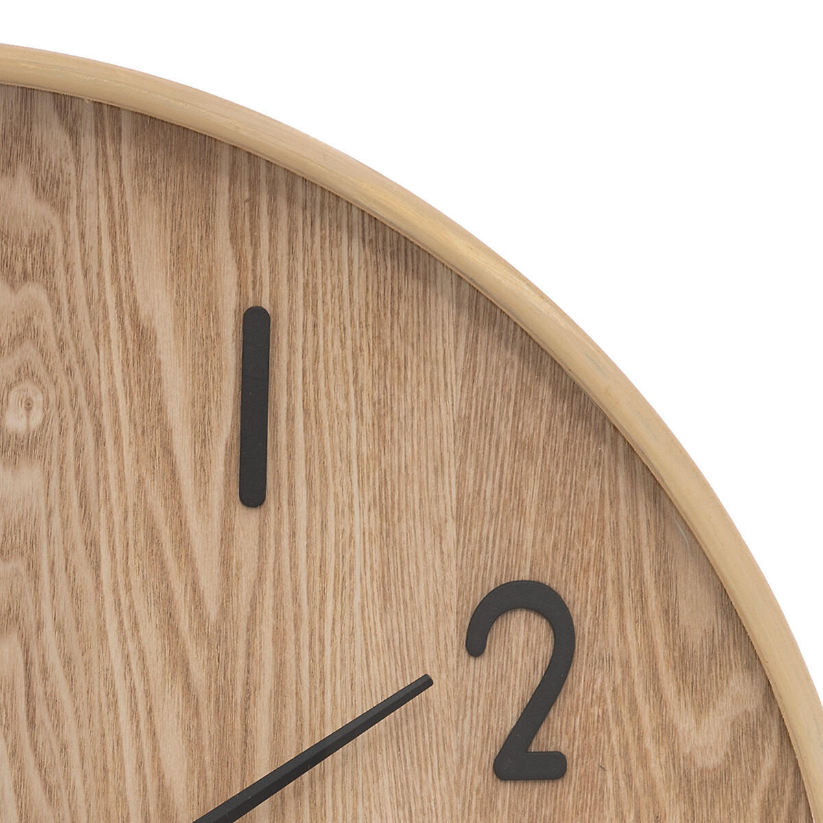 WANDUHR Ivana Ø 55 cm - Beige, Holzwerkstoff (55/55/5.5cm) - Atmosphera Createur d´interieur