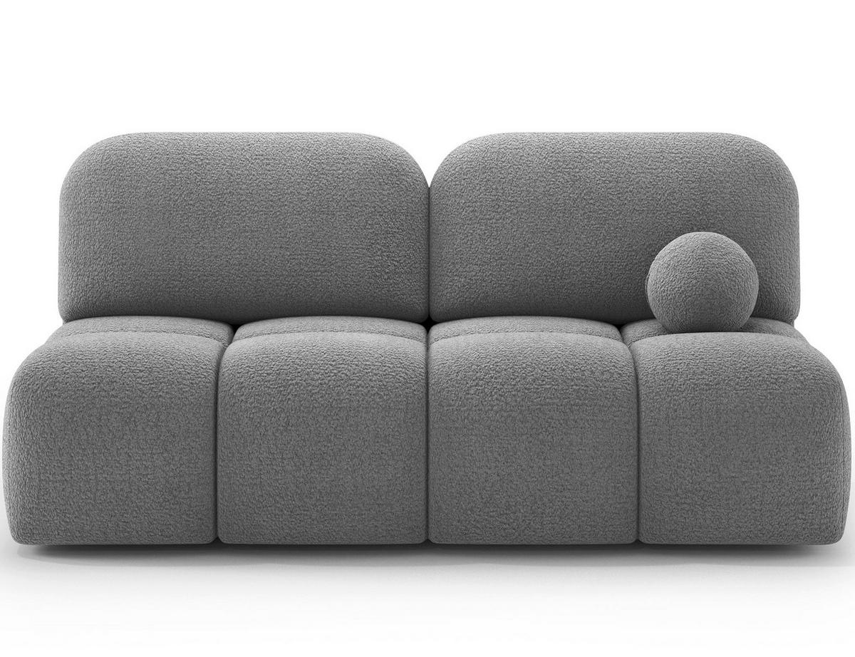 SCHLAFSOFA Nuwia mit Schlaffunktion und Bettkasten – Modernes Designsofa mit Schlafauszug und dekorativer Steppung - Grau, Kunststoff (200/102/100cm) - Wohnideebilder