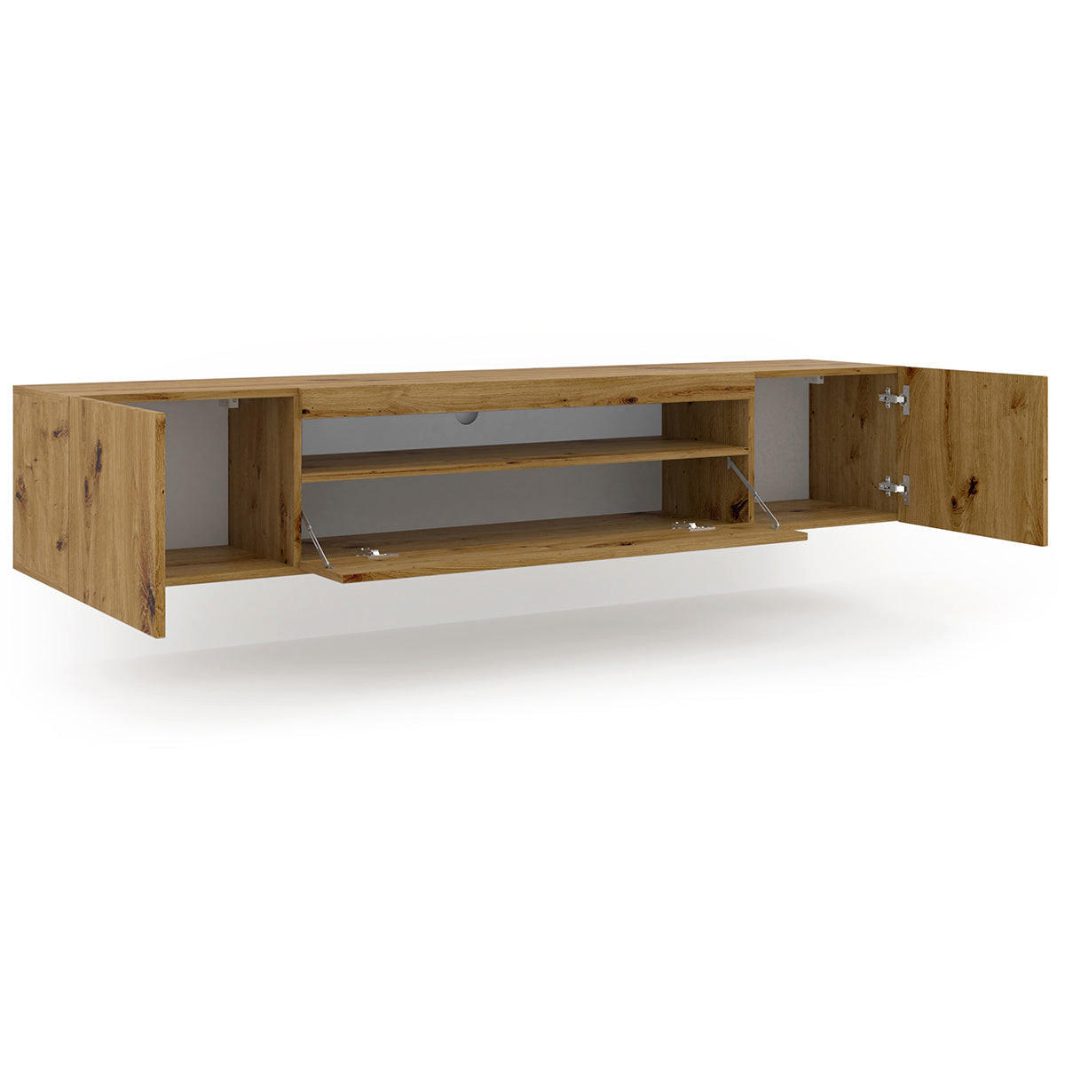 TV STOLÍK Aurus Drevo - hnedá, kompozitné drevo (200/36/37cm) - Petits-meubles