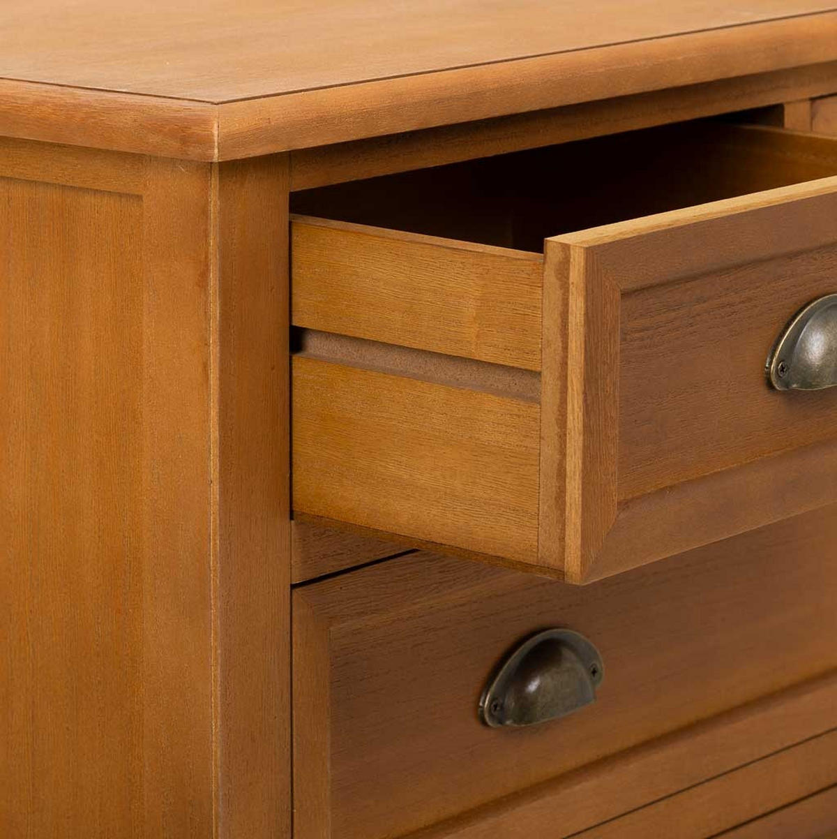 KOMMODE aus Holz 85x45x86 braun - Braun, Holz (85/45/86cm) - Wanderlust