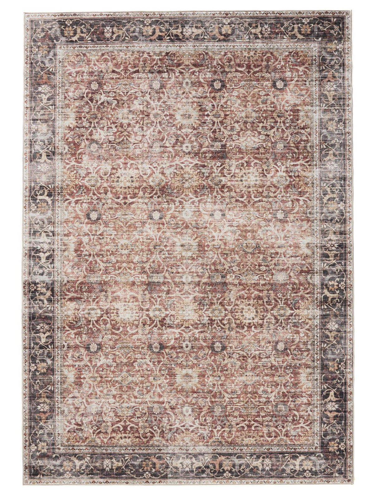 VINTAGE-TEPPICH George waschbar 200x300 cm - Multicolor, Kunststoff (200/300cm) - benuta