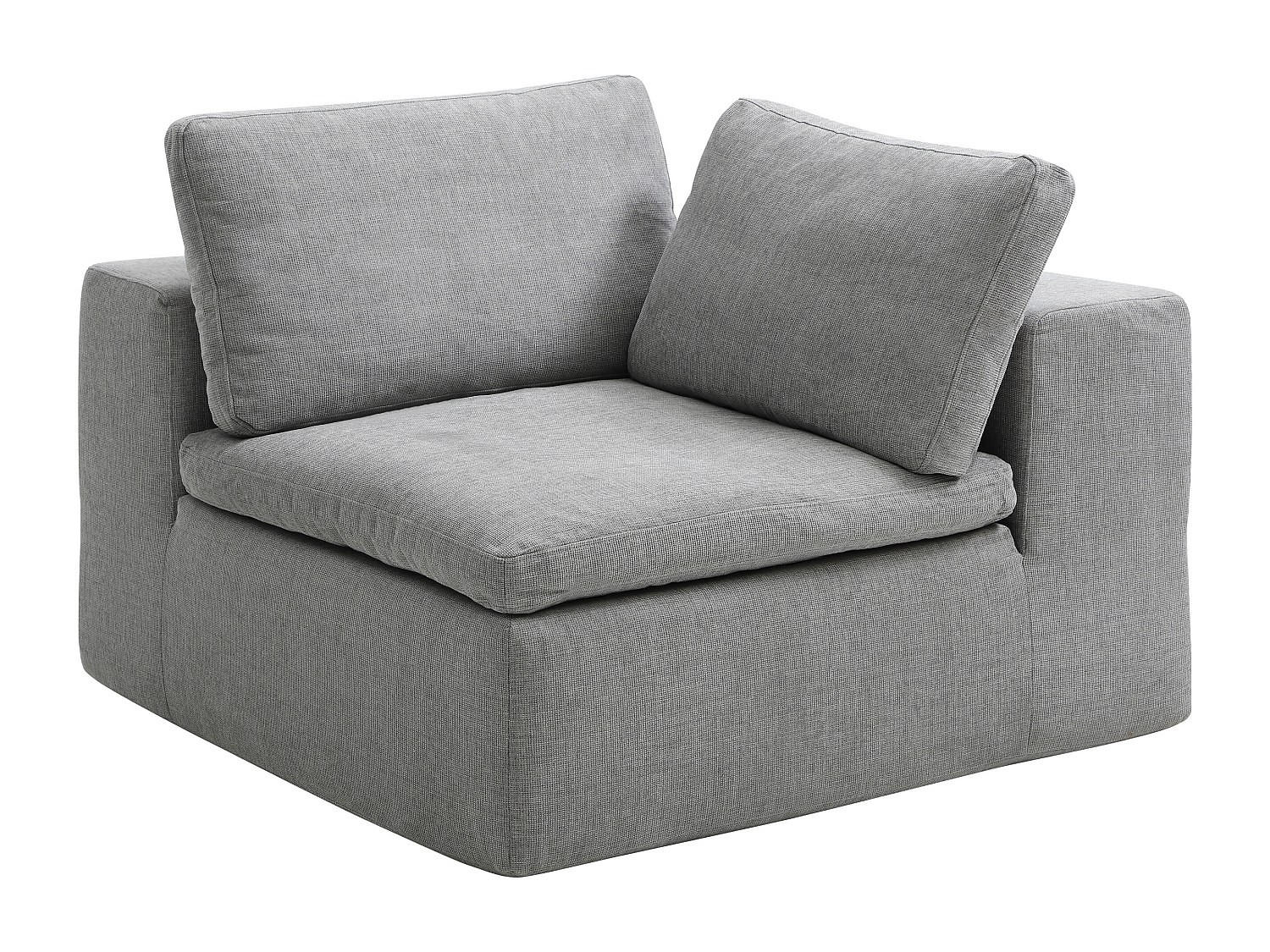Vente-Unique Sessel Grau 112x83x112 cm