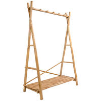 GARDEROBE Holz Braun - Braun, Holz (102/189.5/50cm) - Nordlys