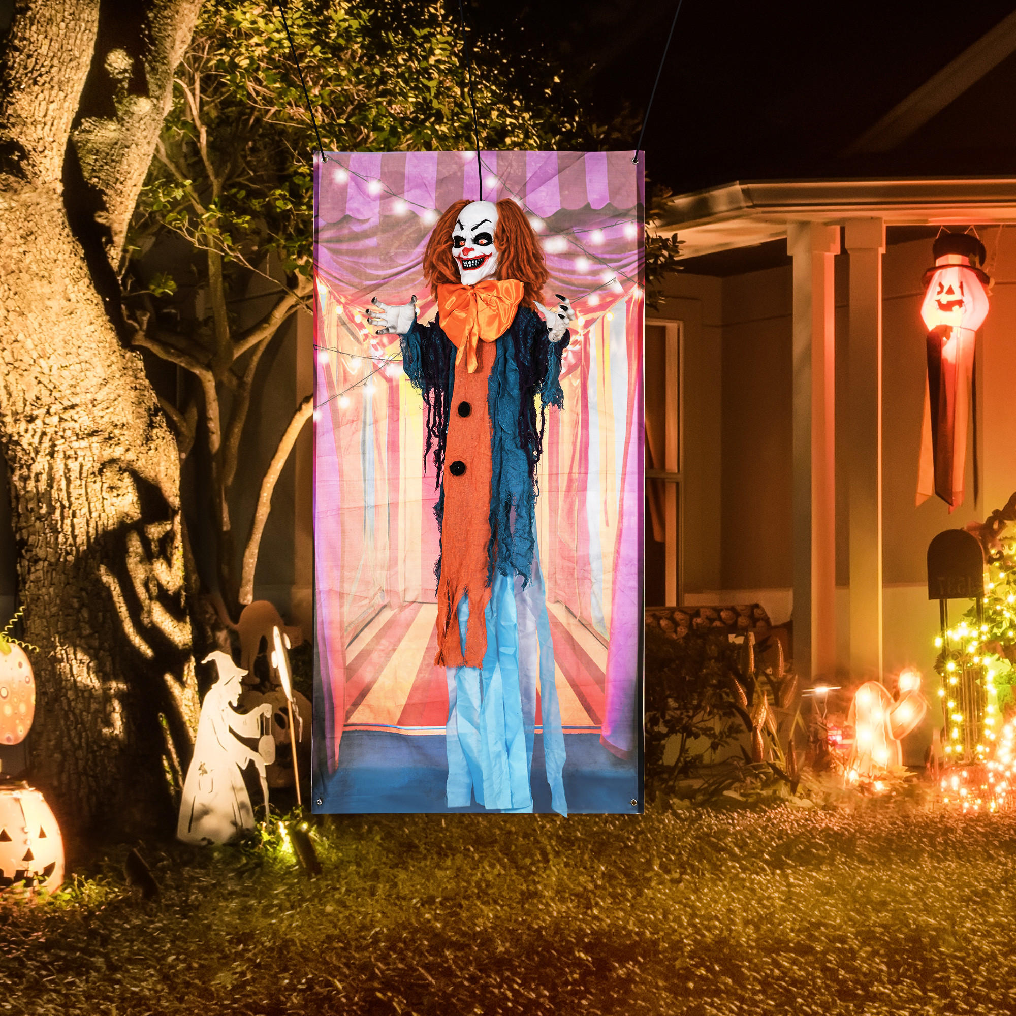 HALLOWEEN DECORATIONS - Multicolor, Kunststoff (20/168/83cm) - HOMCOM