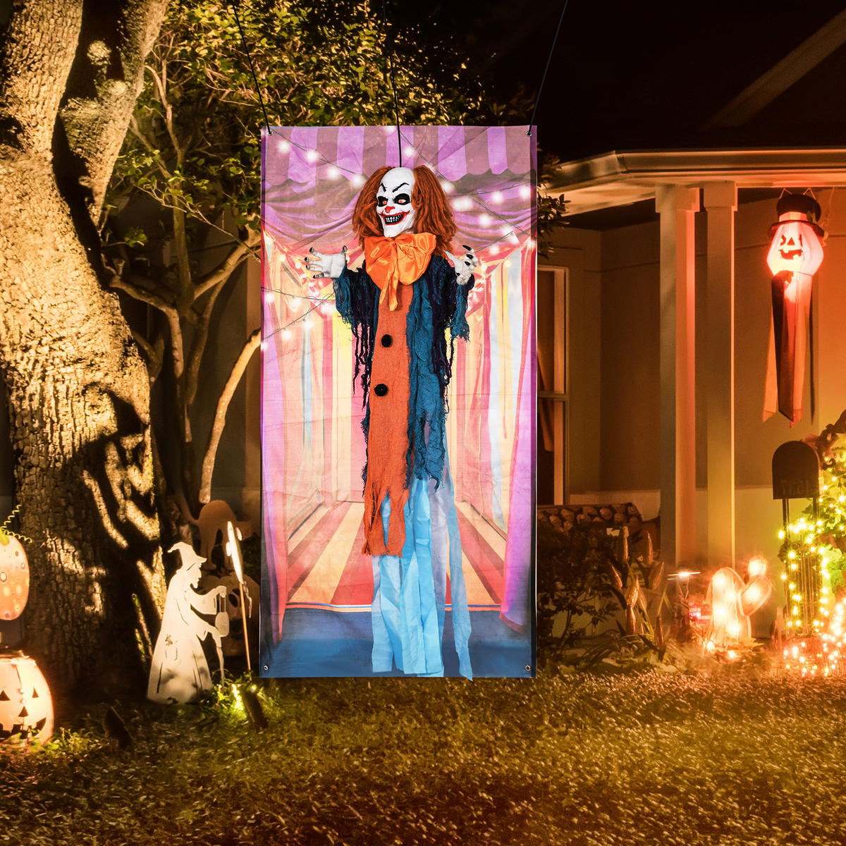 HALLOWEEN DECORATIONS - Multicolor, Kunststoff (20/168/83cm) - HOMCOM