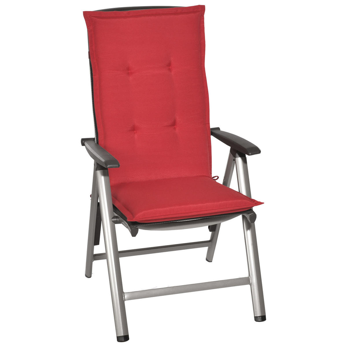 HOCHLEHNERAUFLAGE Loft HL 120/50/6 Rot - Rot, Textil (50/6/120cm) - Beautissu 