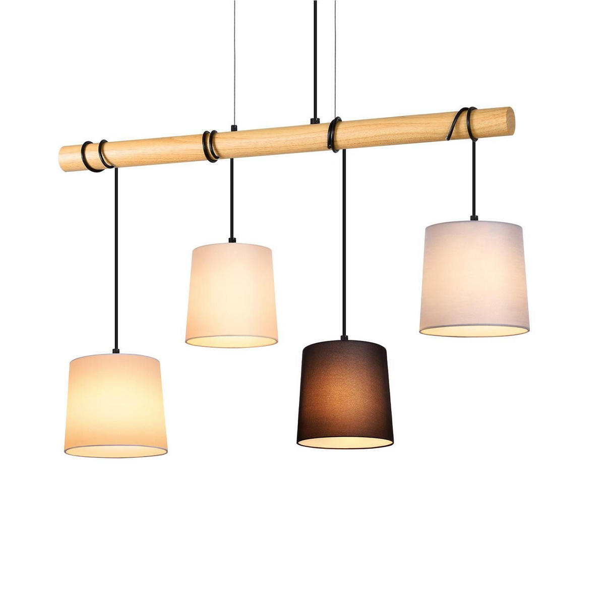 PENDELLEUCHTE Christopher 25/2.5/175 cm - Weiß, Metall (25/2.5/175cm) - ZMH