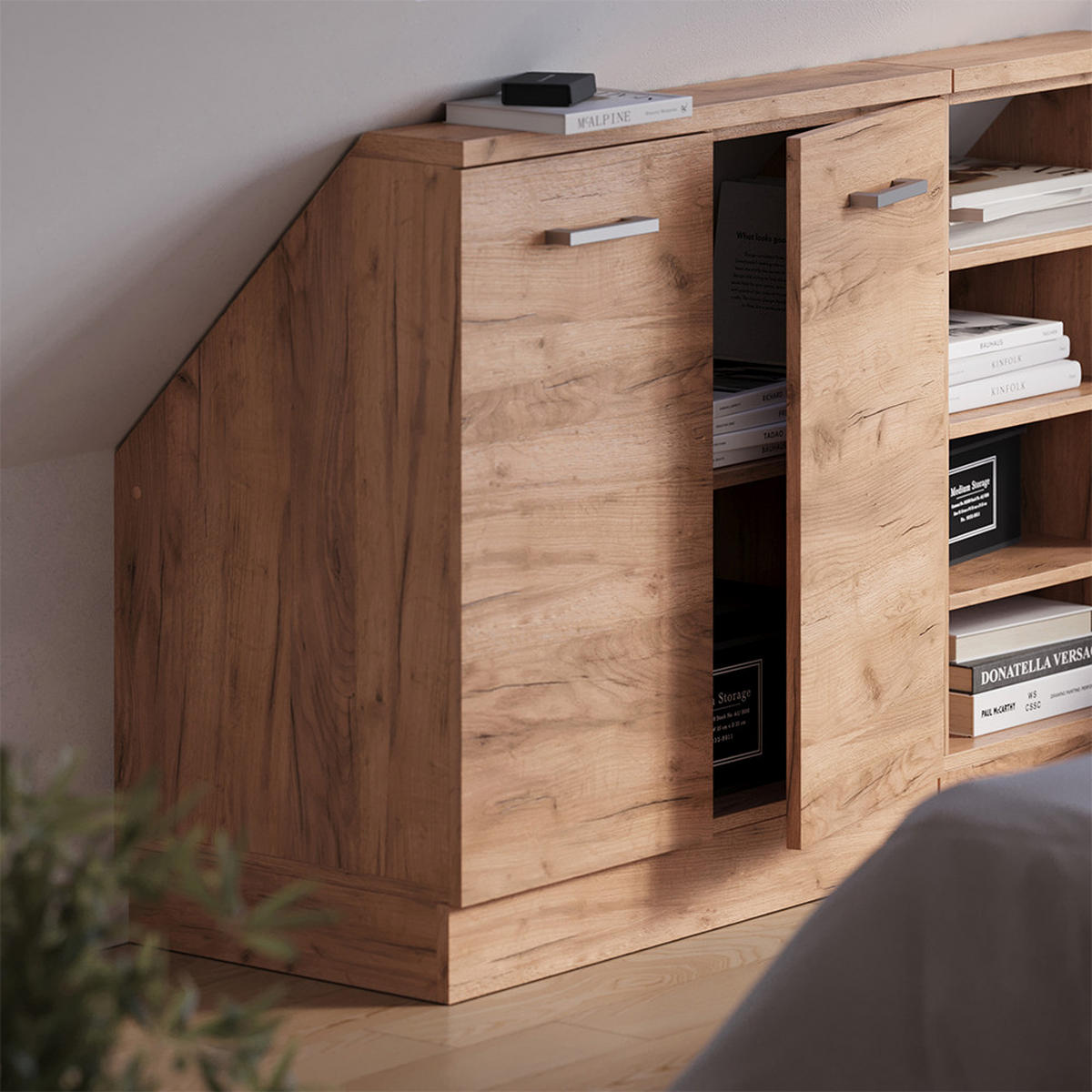 ŠIKMÁ SKŘÍŇ Rion Zlatý mocný dub - medově dubová, kompozitní dřevo (80/81.6/46cm) - Vicco