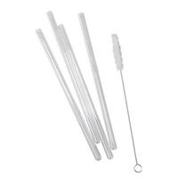 GLASTRINKHALM (5-teilig) Long Drink - Transparent, Glas (0.8/20cm) - Butlers