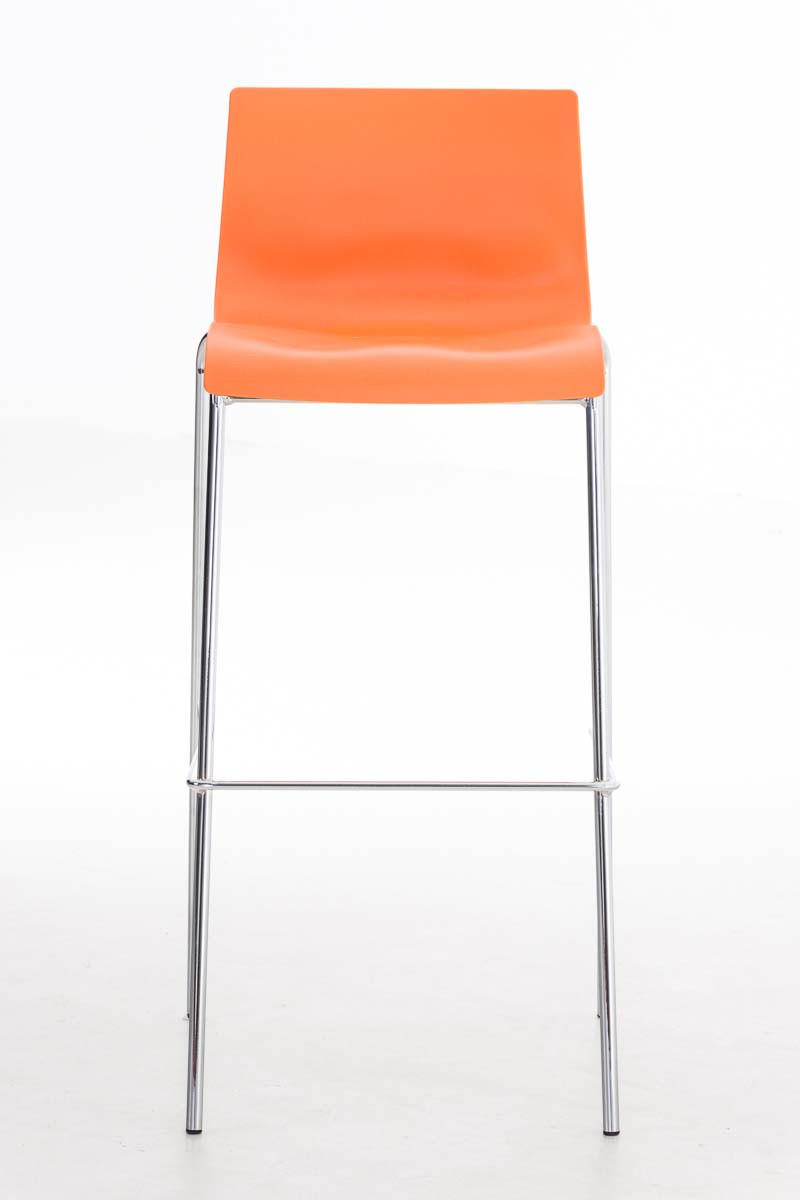 BARHOCKER TOKIO Orange Kunststoff - Orange, Kunststoff/Metall (43/100/48cm) - DELUKE