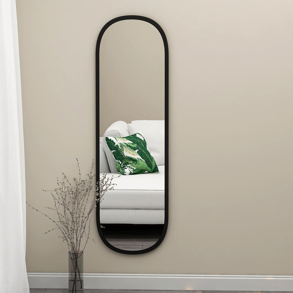 SPIEGEL Magnum 120x40cm Schwarz - Schwarz, Glas (120/40/3.5cm) - moebel17