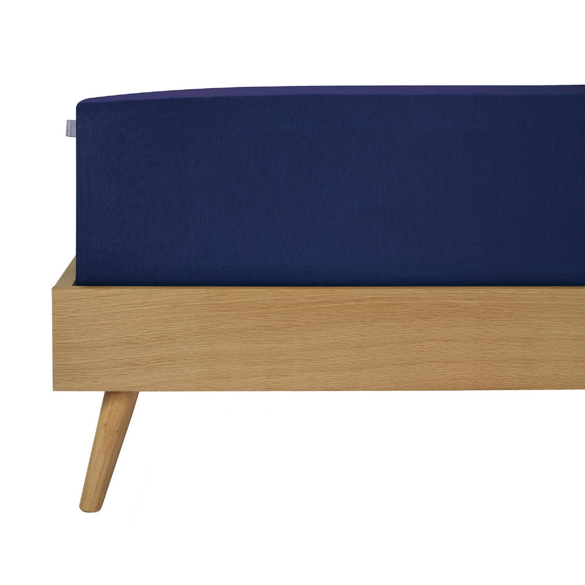 SPANNBETTLAKEN Flexi - 95/5 - 100 x 200 cm - Dunkelblau - Dunkelblau, Textil (100/200cm) - SCHIESSER