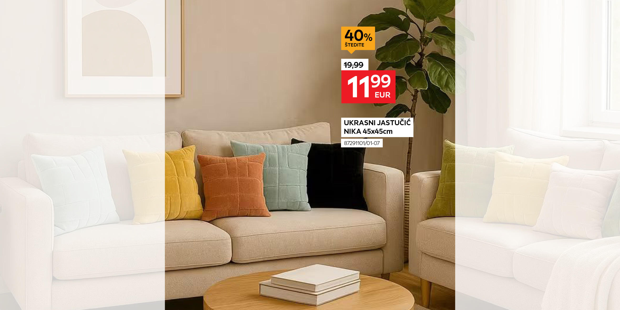 set ručnika Nika 87291101/01-07 umjesto 19,99€ nova cijena 11,99€ štedite 40%