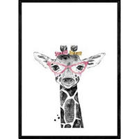 POSTER Giraffe – Kinder A3 Rahmenlos - Klar, Papier (29.7/5/42cm) - Nacnic