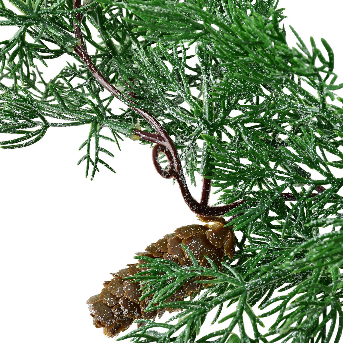 WEIHNACHTSGIRLANDE Viridis Grün 180cm Kunststoff - Grün, Kunststoff (180cm) - Mondex