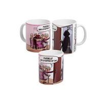 KAFFEEBECHER Tot aber lustig Der Stripper ist da! Weiß 320 ml - Weiß, Keramik (0.32L) - United Labels