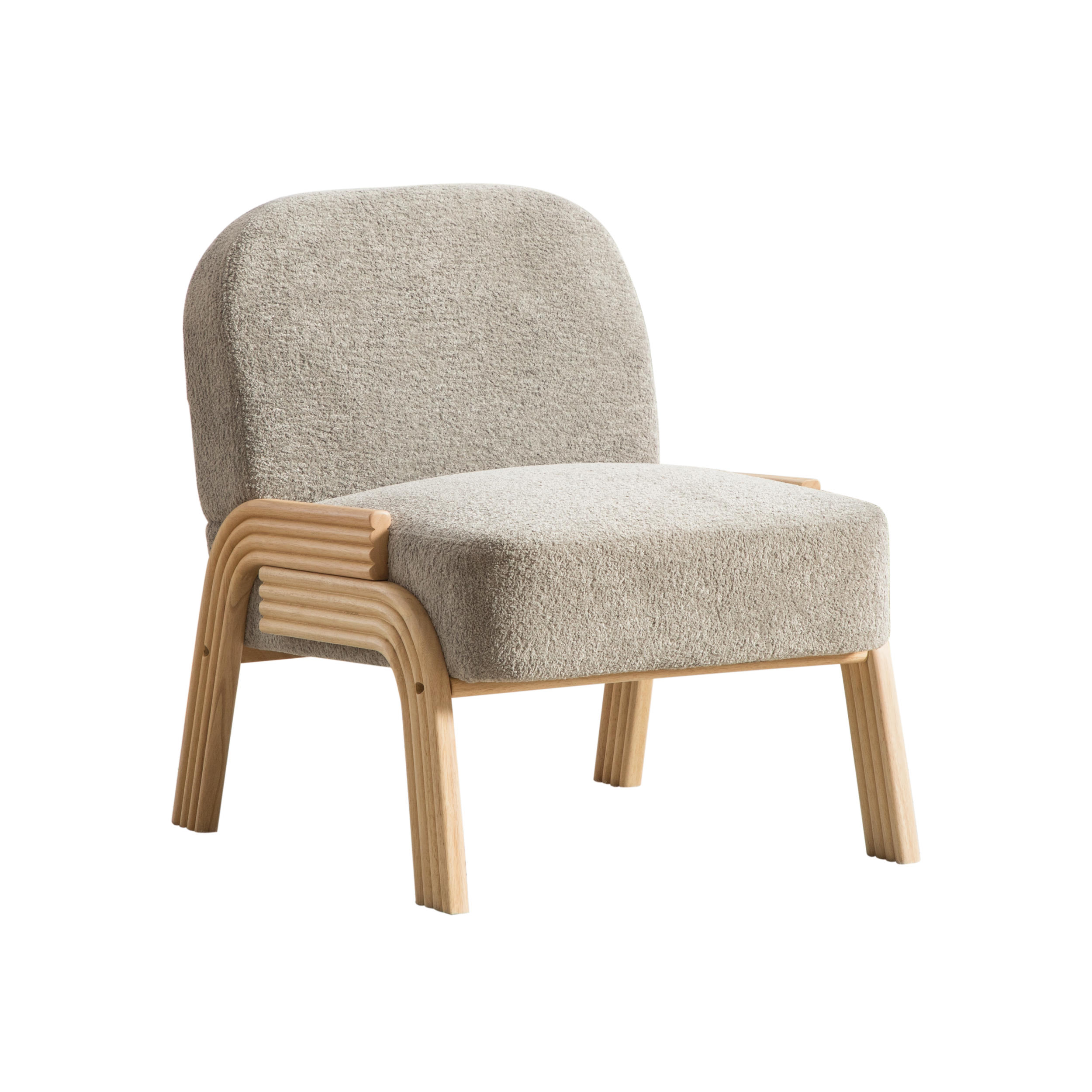 ComfortXL Loungesessel Grau 61x78x72 cm