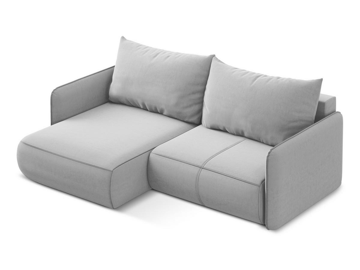 WOHNLANDSCHAFT Samt Stoff Blau - Blau/Schwarz, Kunststoff/Textil (340/82/149cm) - Makamii