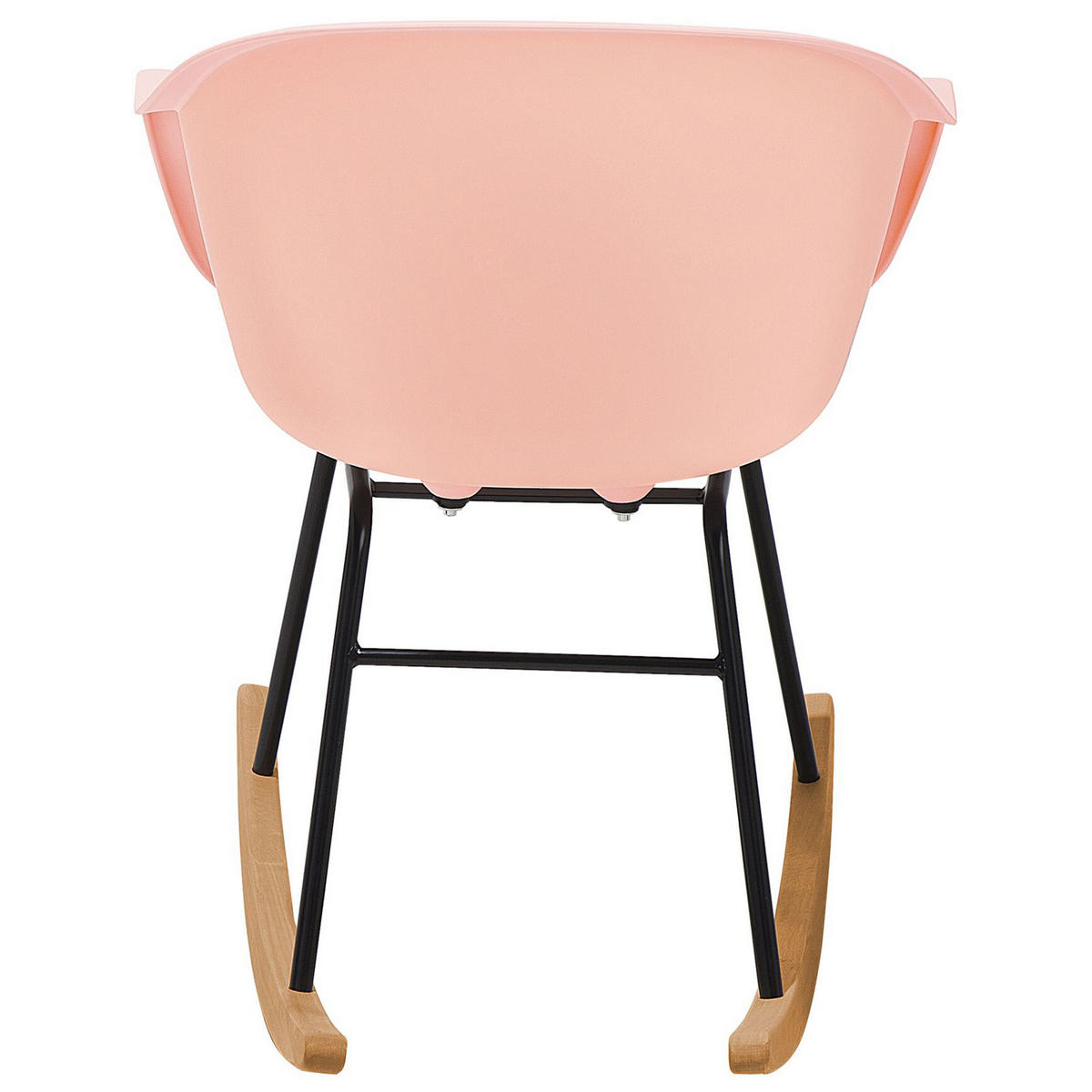 SCHAUKELSTUHL Kunststoff Rosa Harmony - Pink, Kunststoff/Metall (56/73/82cm) - Beliani