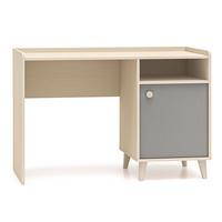 SCHREIBTISCH Mevel Wüstensand / Palladiumgrau 120 / 58 / 80cm - Braun/Grau, Holz/Holzwerkstoff (58/120/80cm) - Feldmann-Wohnen