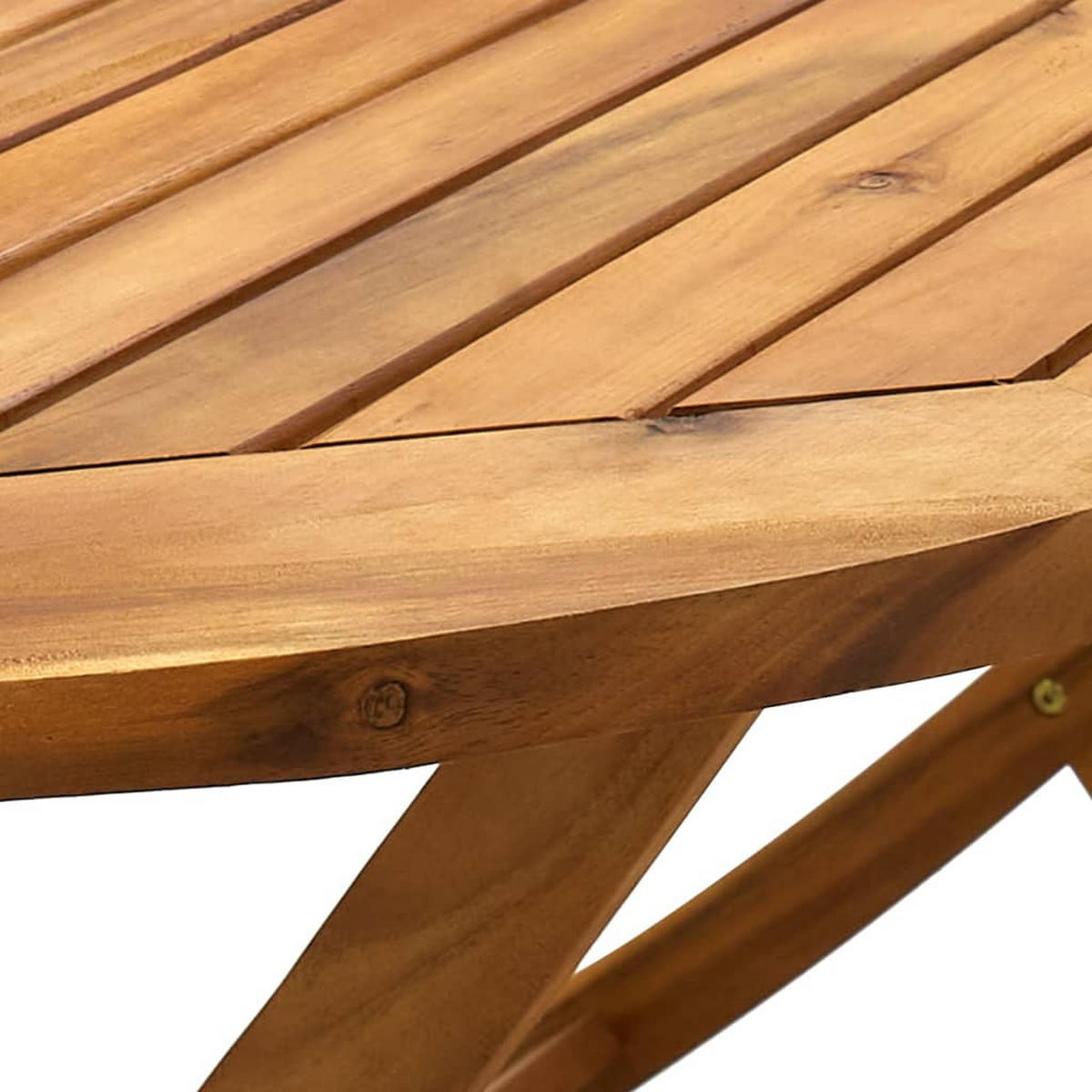 KLAPPBARER Gartentisch 160/85/75 Cm Massivholz Akazie - Braun, Holz (160/85/75cm) - vidaXL