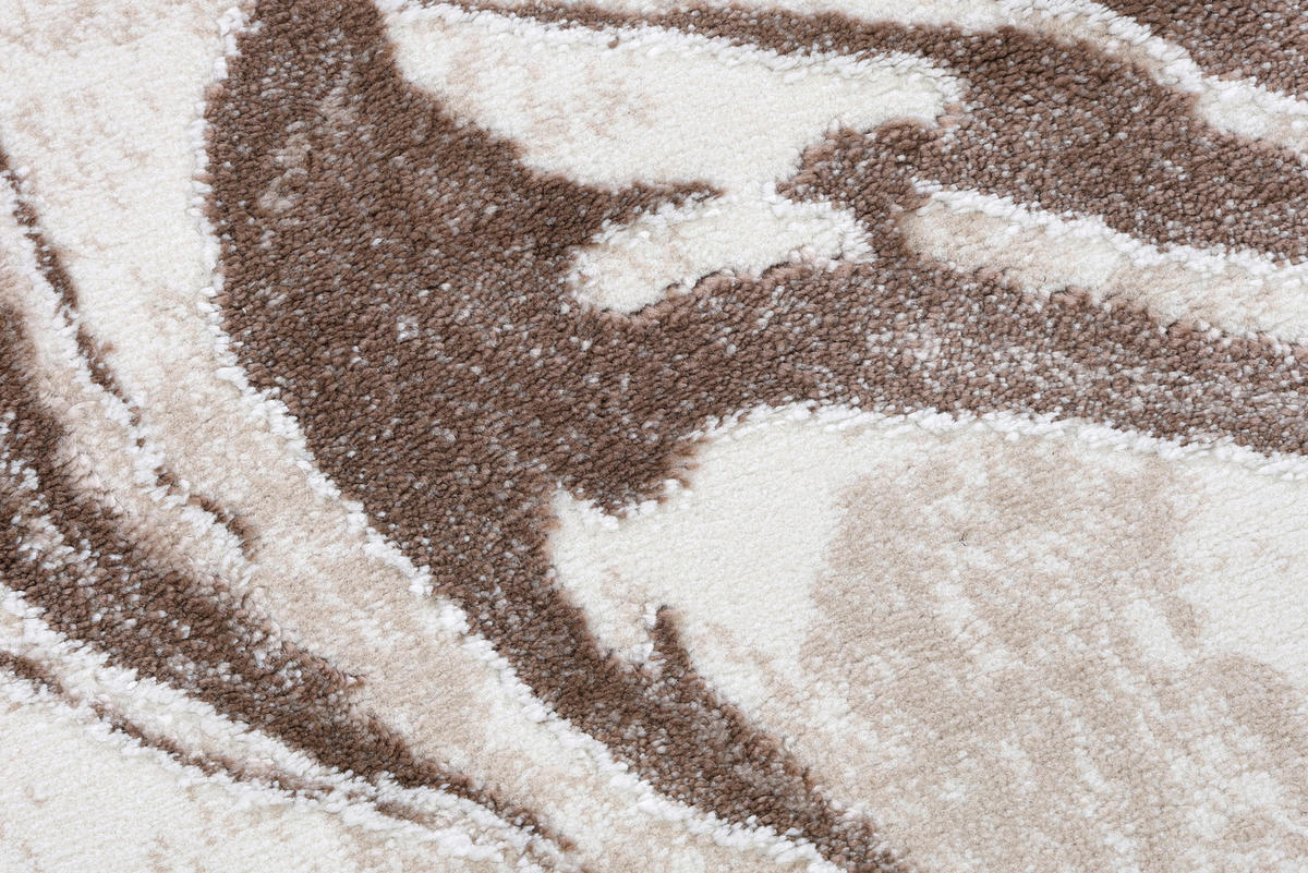 TEPPICH COMO Hellbraun 140/200 cm - Hellbraun, Kunststoff (140/200cm) - Tapiso