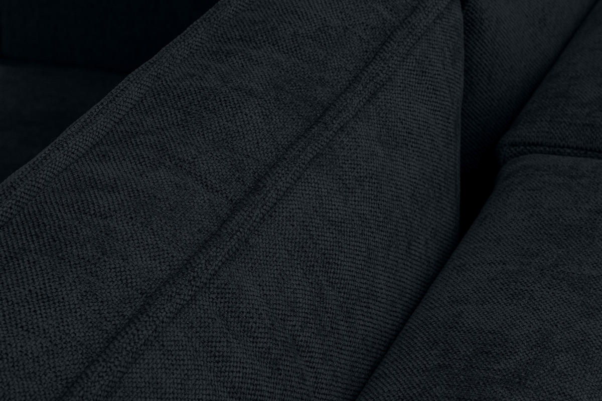 3-SITZER-SOFA NAPI II mit Schlaffunktion, dunkelblau - Dunkelblau, Textil (228/89/101cm) - KONSIMO®